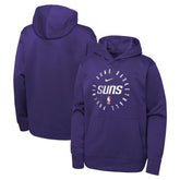 Phoenix Suns Youth Performance Practice Spotlight Pullover Hoodie Purple - NBA