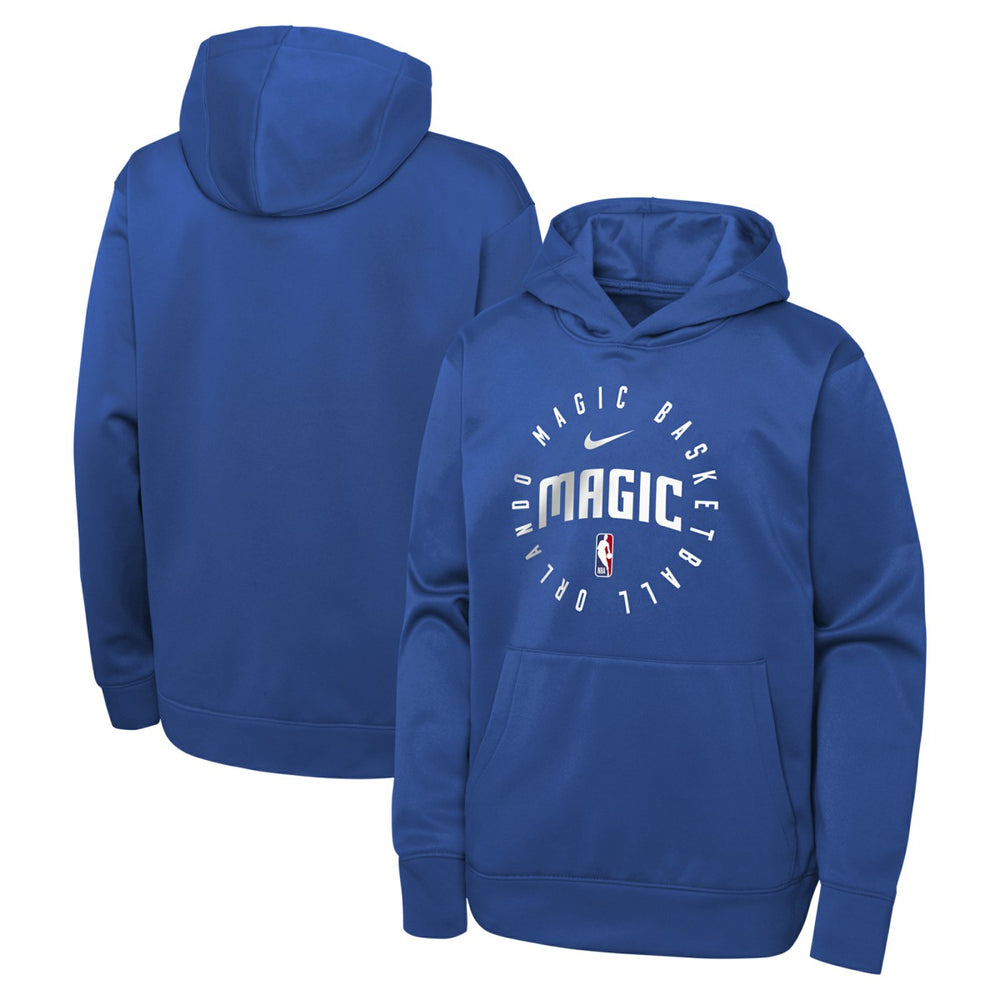Orlando Magic Youth Performance Practice Spotlight Pullover Hoodie Blue - NBA