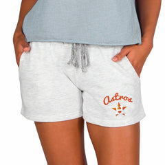 Houston Astros Concepts Sport Women's Mainstream French Terry Tri-Blend Shorts - MLB