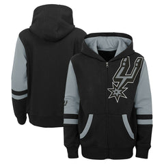 San Antonio Spurs Preschool Straight To The League Full-Zip Hoodie Black - NBA