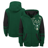 Milwaukee Bucks Preschool Straight To The League Full-Zip Hoodie Green - NBA