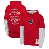 Washington Wizards Youth Small Ball Long Sleeve Hoodie T-Shirt Red - NBA