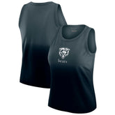 Chicago Bears WEAR by Erin Andrews x Gracie Hunt Women's Ombre Tank Top Navy | NFL