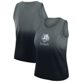 Cincinnati Bengals WEAR by Erin Andrews x Gracie Hunt Women's Ombre Tank Top Black | NFL