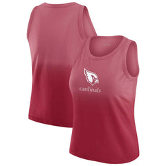 Arizona Cardinals WEAR by Erin Andrews x Gracie Hunt Women's Ombre Tank Top Cardinal | NFL