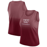 Washington Commanders WEAR by Erin Andrews x Gracie Hunt Women's Ombre Tank Top Burgundy | NFL