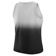 Las Vegas Raiders WEAR by Erin Andrews x Gracie Hunt Women's Ombre Tank Top Black | NFL