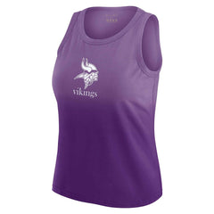 Minnesota Vikings WEAR by Erin Andrews x Gracie Hunt Women's Ombre Tank Top Purple | NFL