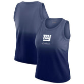 New York Giants WEAR by Erin Andrews x Gracie Hunt Women's Ombre Tank Top Navy | NFL