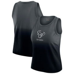 Houston Texans WEAR by Erin Andrews x Gracie Hunt Women's Ombre Tank Top Navy | NFL