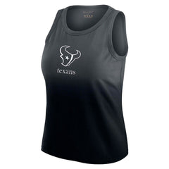 Houston Texans WEAR by Erin Andrews x Gracie Hunt Women's Ombre Tank Top Navy | NFL