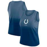 Indianapolis Colts WEAR by Erin Andrews x Gracie Hunt Women's Ombre Tank Top Heather Navy | NFL