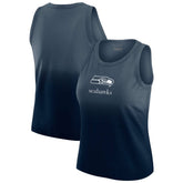 Seattle Seahawks WEAR by Erin Andrews x Gracie Hunt Women's Ombre Tank Top Navy | NFL