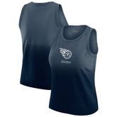 Tennessee Titans WEAR by Erin Andrews x Gracie Hunt Women's Ombre Tank Top Navy | NFL