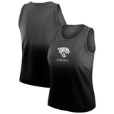 Jacksonville Jaguars WEAR by Erin Andrews x Gracie Hunt Women's Ombre Tank Top Black | NFL
