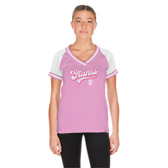 San Francisco Giants New Era Women's Gameday V-Neck T-Shirt - MLB
