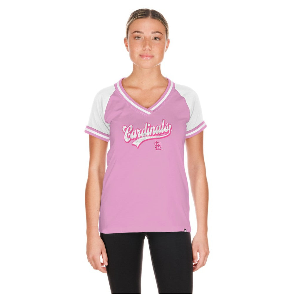 St. Louis Cardinals New Era Women's Gameday V-Neck T-Shirt - MLB