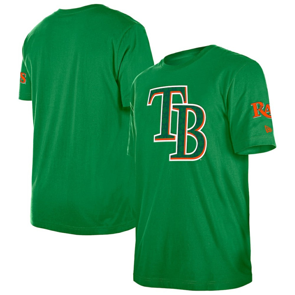 Tampa Bay Rays New Era St. Patrick's Day Shamrock Fill T-Shirt - MLB