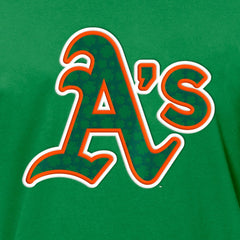 Athletics New Era St. Patrick's Day Shamrock Fill T-Shirt - MLB