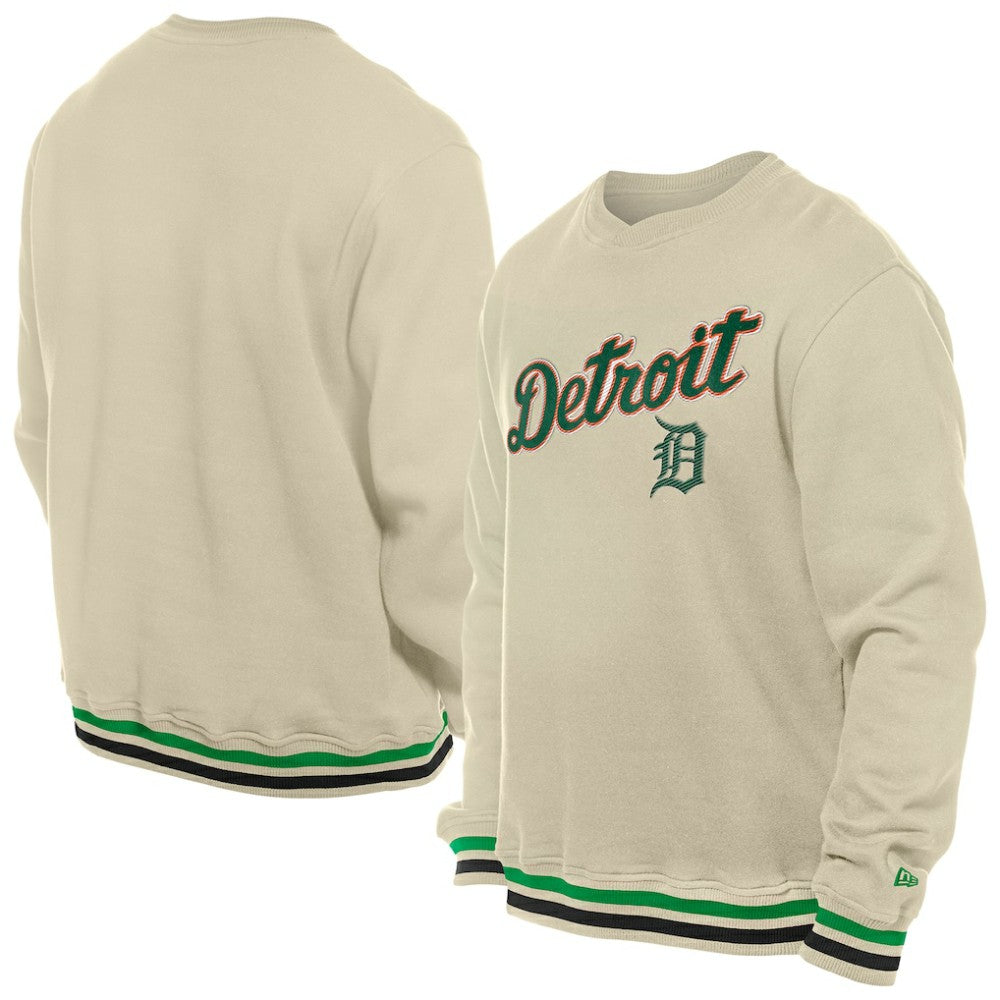 Detroit Tigers New Era St. Patrick's Day Twill Pullover Sweatshirt - MLB