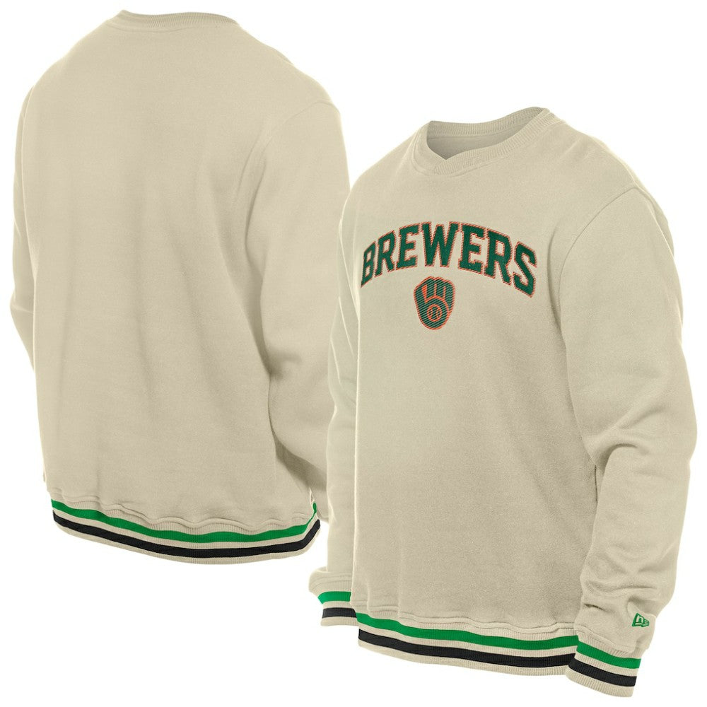 Milwaukee Brewers New Era St. Patrick's Day Twill Pullover Sweatshirt - MLB