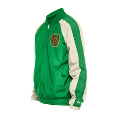Milwaukee Brewers New Era St. Patrick's Day Ripstop Raglan Quarter-Zip Windbreaker - MLB