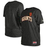 San Francisco Giants New Era Throwback Pinstripe T-Shirt - MLB