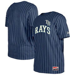 Tampa Bay Rays New Era Throwback Pinstripe T-Shirt - MLB