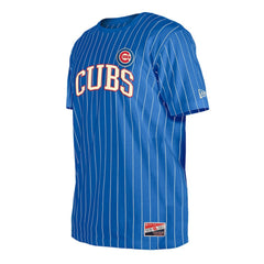 Chicago Cubs New Era Throwback Pinstripe T-Shirt - MLB