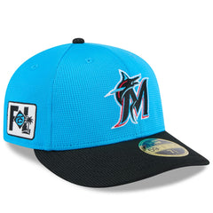 Miami Marlins New Era 2025 Spring Training Low Profile 59FIFTY Fitted Hat - MLB