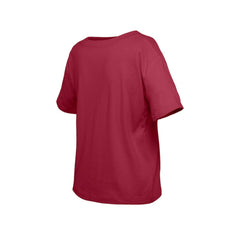 Colorado Avalanche New Era Girl's Youth Flip Sequin T-Shirt - Dark Red - NHL