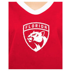 Florida Panthers New Era Women's Game Day Rhinestuds T-Shirt - Red - NHL