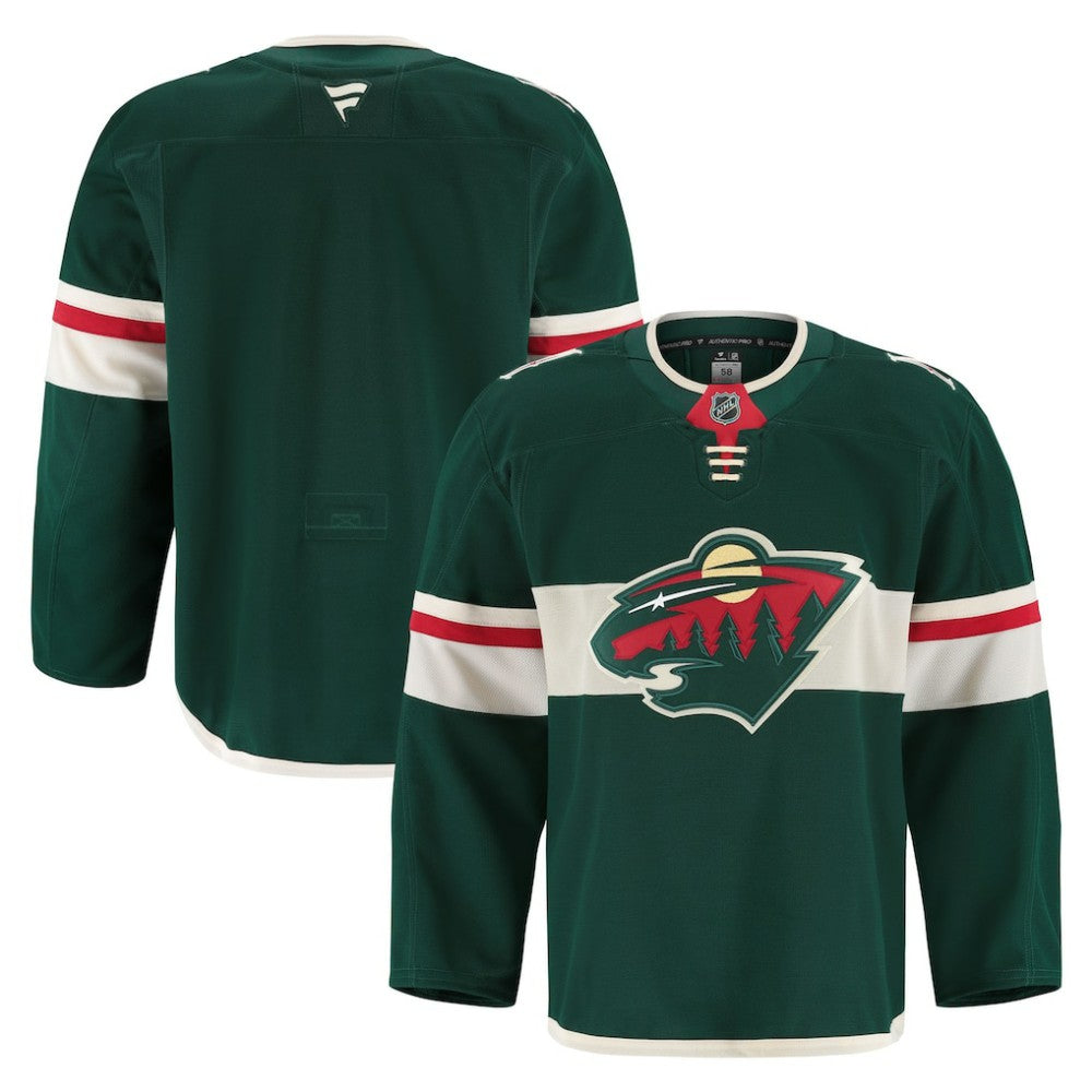 Minnesota Wild Fanatics Home Authentic Pro Jersey - Green - NHL