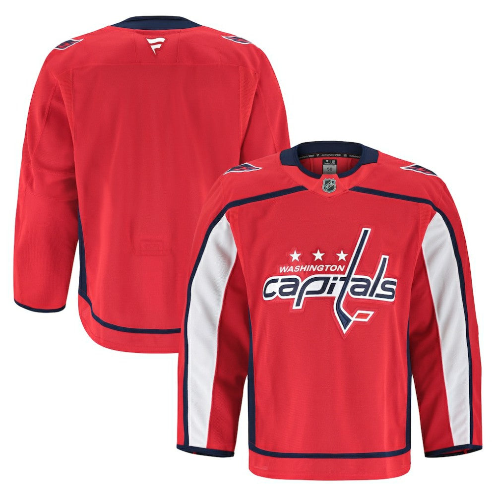 Washington Capitals Fanatics Home Authentic Pro Jersey - Red - NHL