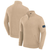 Dallas Cowboys J. Palmer Franchise Quarter-Zip Sweater Tan | NFL