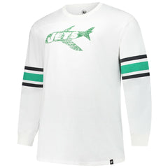 New York Jets '47 Big & Tall Premier Brex Long Sleeve T-Shirt White | 47 brand