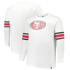 San Francisco 49ers '47 Big & Tall Premier Brex Long Sleeve T-Shirt White | 47 brand
