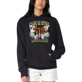 Washington Commanders G-III 4Her by Carl Banks Women's Flowers Team Logo Graphic Fleece Pullover Hoodie Black | NFL