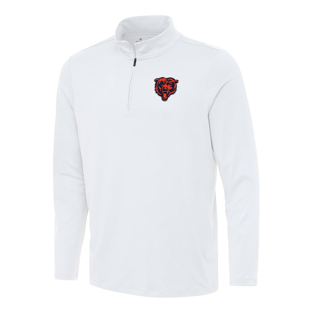 Chicago Bears Antigua Reprocess Quarter-Zip Top White | NFL