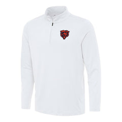 Chicago Bears Antigua Reprocess Quarter-Zip Top White | NFL