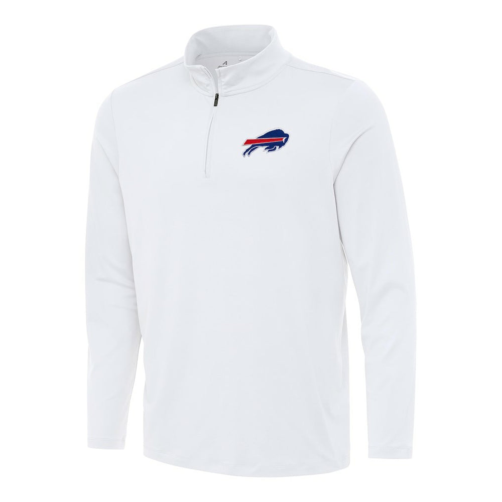 Buffalo Bills Antigua Reprocess Quarter-Zip Top White | NFL