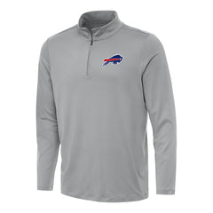 Buffalo Bills Antigua Reprocess Quarter-Zip Top Gray | NFL