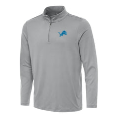 Detroit Lions Antigua Reprocess Quarter-Zip Top Gray | NFL