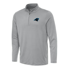 Carolina Panthers Antigua Reprocess Quarter-Zip Top Gray | NFL