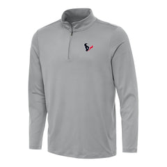 Houston Texans Antigua Reprocess Quarter-Zip Top Gray | NFL
