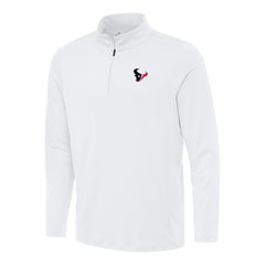 Houston Texans Antigua Reprocess Quarter-Zip Top White | NFL