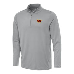 Washington Commanders Antigua Reprocess Quarter-Zip Top Gray | NFL