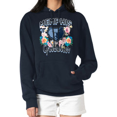 Memphis Grizzlies G-III 4Her by Carl Banks Women's Flowers Team Logo Graphic Fleece Pullover Hoodie Navy - NBA