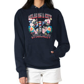 Oklahoma City Thunder G-III 4Her by Carl Banks Women's Flowers Team Logo Graphic Fleece Pullover Hoodie Navy - NBA