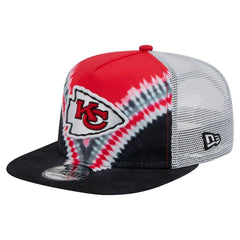 Kansas City Chiefs New Era Throwback Dye Golfer Snapback Hat Red/Black | NFL